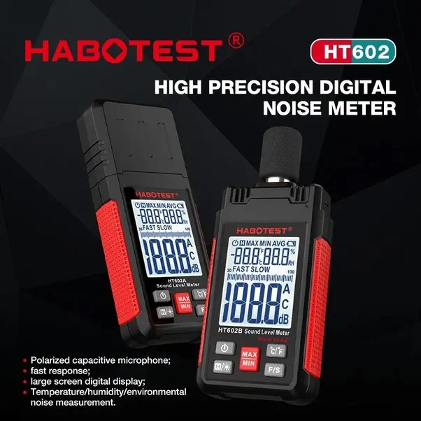 Willowhaven Habotest Ht602a Ses Seviye Ölçer 30-130db Gürültü Ölçüm Cihazı