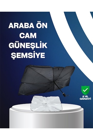 Northcity Isı Ve Uv Engelleyici Güneşlik 360 Bükülebilir Şemsiye Sapı İle Araç İçin Katlanabilir Güneşlik