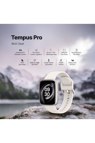 Ttec 2S14WV1 Tempus Pro 46 MM Amoled Ekranlı Dikdörtgen Kasa Akıllı Saat