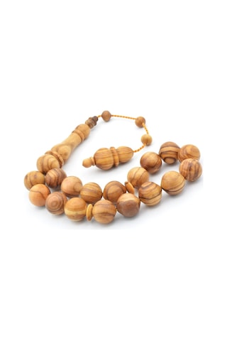 Murty99 Usta İşi Sistemli Sığırcık Kesim Zeytin Ağacı Efe Maskot Tesbih