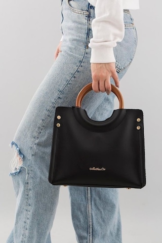 Matthew Cox Siyah Kadın El Çantası T765 001