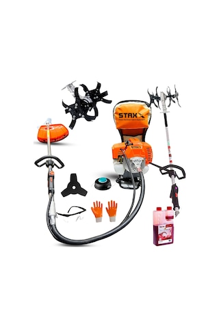 Staxx Power ST9800 Benzinli Tırpan Ot Biçme Makinesi + Çapa Apara
