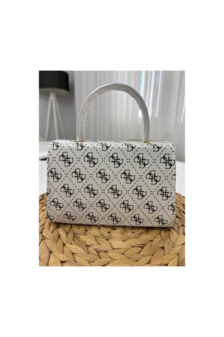 Store Kadın Mini Şık Ve Casual El Ve Omuz Çantası Beyazsiyah