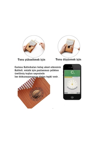 Carissa Kalimba Elektro Comfort Kl-170er 17 Tuş