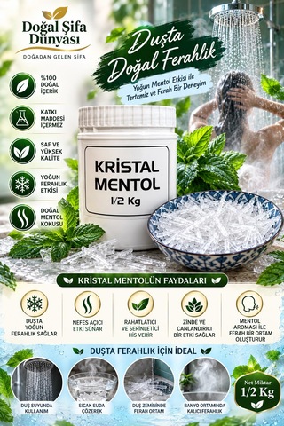Kristal Mentol Premium 500 Gr