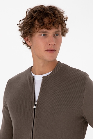 U.s. Polo Assn. Erkek Vizon Hırka Triko 50313721-vr052 Vizon