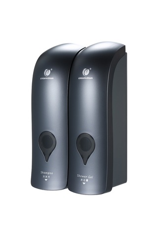 Chuangdıan Sabunluk 300 Ml 2 Hıçbır Sondaj Duvara Monte Çift,gri Diğer