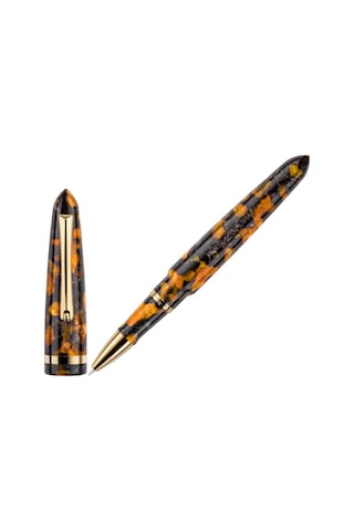 Montegrappa Venetia Havana Amber Roller Kalem Isvenrao Kahverengi