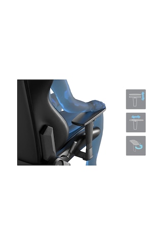 Drifting Seri Soğutucu Jel Köpük Başlığı,basınç Hafifletici Bel Desteği, 3d Ergonomik Kol Dayama Oyu Siyah