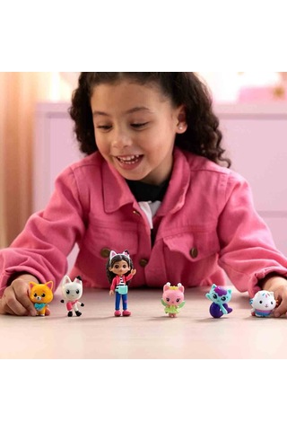 Gabby S Dollhouse Kedi Macerası Ekibi Figür Seti - 6 Lı Karakter Paketi - Gabby Ve Arkadaşları Diğer
