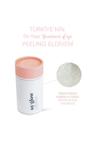 Ekru Örgü Banyo Lif Kese Arkası %100 Floş Ipek Duş Hamam Spa Saun