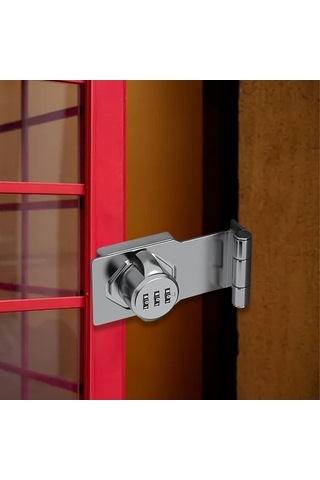 Trendooze 3 Haneli Kombinasyon Kilidi, Güvenli & Dayanıklı, 9.7x4.6x2.7cm, Unik Tasarım