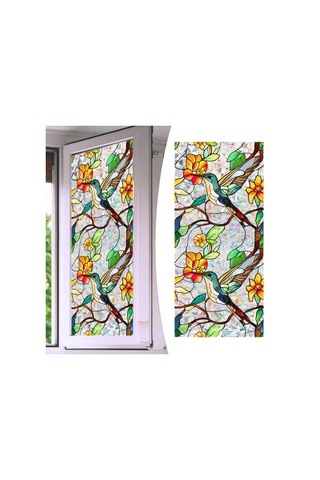 Suntek Pencere Filmi Statik Yapışkanlı Çıkartma Yatak Odası