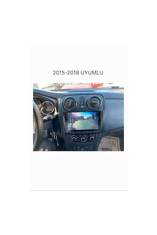 Snp Serisi Dacia Sandero / Stepway 2015-2018 Uyumlu 9 İnç Android Multimedya 6-128 Gb Hafıza Kablosuz Carplay + Geri Görüş Kamerası 9"