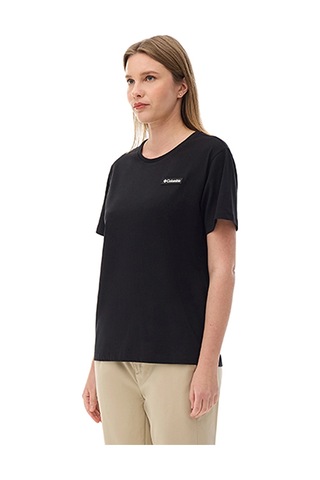 Columbia W Label Graphic Ss Tee Kadın Tişört Cs0472 Siyah