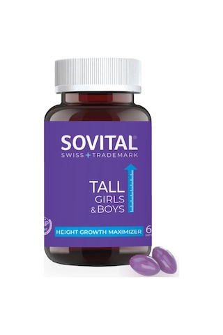 SOVİTAL Tall Uzun Boy 11-21 Yaş, 60 Adet Softgel 8682851193036
