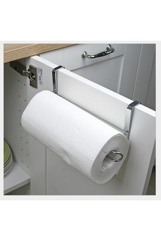 Paslanmaz Kağıt Havluluk Mutfak Kağıt Havlu Askısı Havlu Askılığı Krom