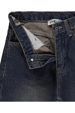Civil Boys Baggy Kalıp 6-9 Yaş Pantolon Kot - Turuncu Bakır Tint