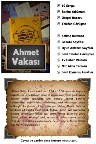 Dedektiflik Oyunu Dört Farklı Dava Pakedi Bir Arada