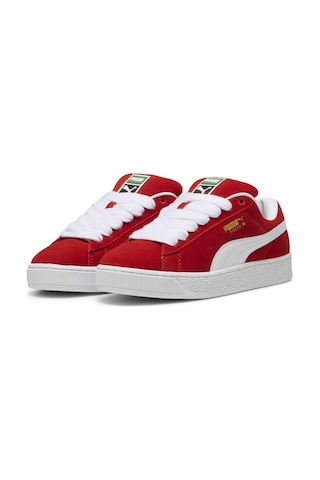 Puma 395205-03 Suede Xl Erkek Spor Ayakkabı Kırmızı 395205-03 Kırmızı Beyaz Kırmızı - Beyaz