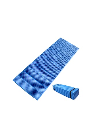 Padalink Xpe Materyal Ultra Hafif Katlanabilir Yumurta Hücre Desenli Konforlu Kamp, Yoga, Yürüyüş İçin Nem Engelleme Matı Mavi-siyah Çok Renkli