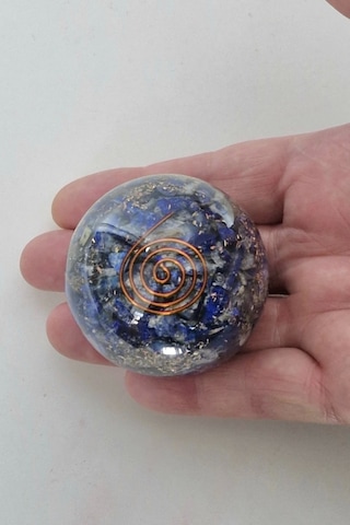 Orgonit Küre Lapis Lazuli Ve Bakır Karışımlı 17ol