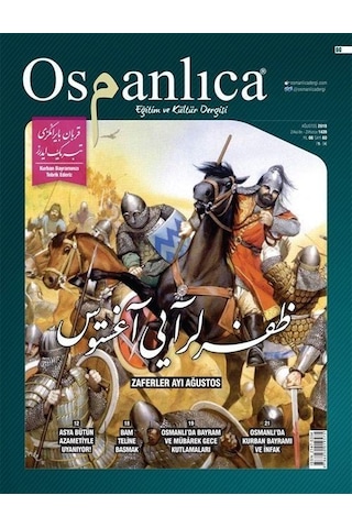 Osmanlıca Eğitim ve Kültür Dergisi Sayı:60 Ağustos 2018