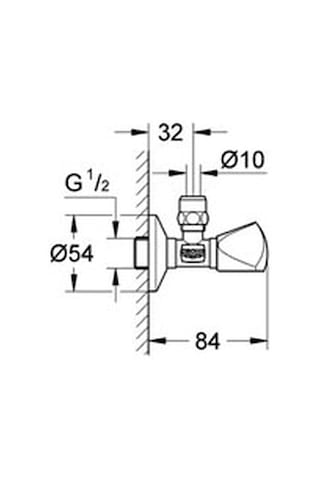 Grohe Filtreli 1/2"X3/8" - 22939000 Ara Musluk Krom
