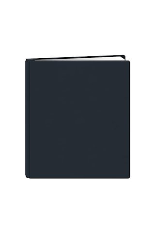 Photo Albums 20 Sayfa Aile Hazineleri Deluxe Gece Yarısı Mavisi Kumaş Kapak Karalama Defteri 8,5 X 11-inç Sayfalar İçin, Mavi, Beyaz, 29,2 X 25,1 X 3,5 Cm