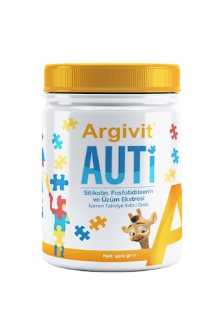 Argivit Auti Taurin, Sitikolin, Fosfotidilserin Ve Üzüm Ekstresi İçeren Gıda Takviyesi 400 Gr