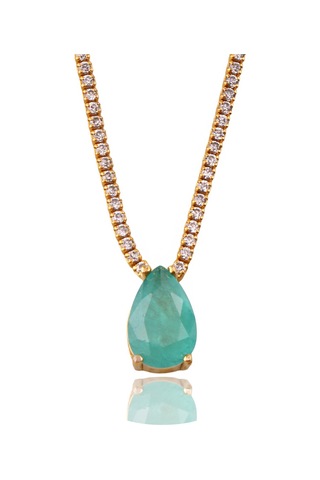 Masaliko Flemen S 3 Su Yolu Gümüş Kolye Ms3310, 925 Ayar Kadın Gümüş Kolyr, Tennis Kolye Altın