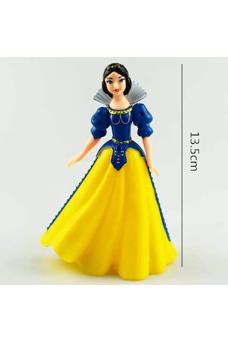 8 Parçalı: Pamuk Prenses Ve 7 Cüceler Snow White Eğlenceli Figür Seti