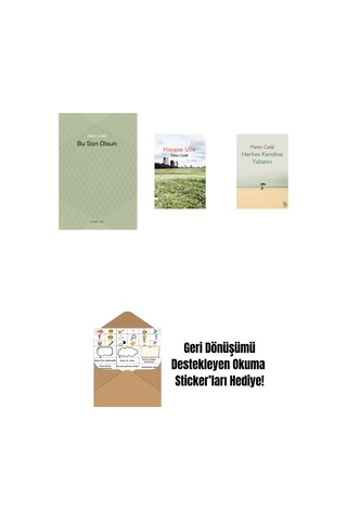 Bu Son Olsun + Hayatın Ucu + Herkes Kendine Yabancı + Okuma Sticker'ları