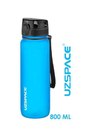 800 Ml Yeni Ebat-boy 25 Cm Tritan Su Matarası Bpa Koku Sızdırma Yok -3053a Turkuaz