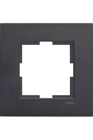Viko Novella Eloxal Siyah Metal Tekli Çerçeve - 92192311