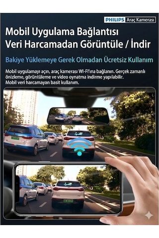Tac1550/93 Araç Kamerası 1080p Dokunmatik Ekranlı Driving Recorder