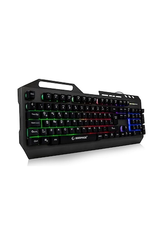 Rampage KB-R73 Usb Kablolu Aydınlatmalı Metal Kasa Gaming Q Klavye