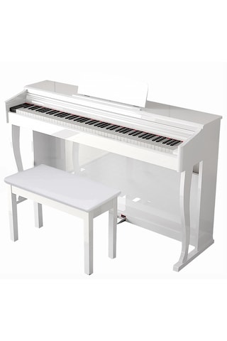Rdp-120pw Lake Beyaz Digital Piyano Tabure Kula