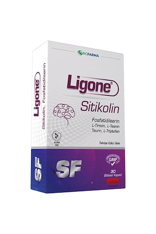 Ligone Sitikolin Fosfatidilserin 30 Bitkisel Kapsül