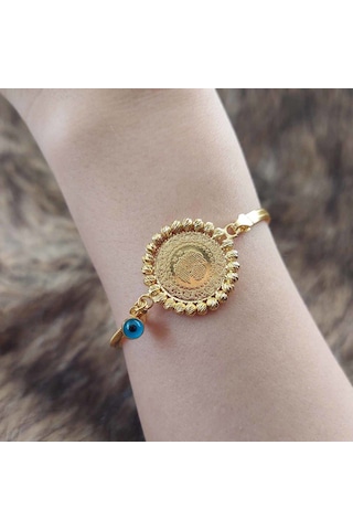 Altınbeyi Çeyrek Altınlı Dorikalı Altın Bileklik Sarı Altın