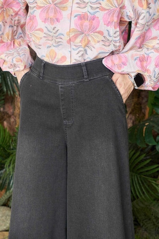 Neways 1153 Püsküllü Pantolon Etek Füme Çok Renkli