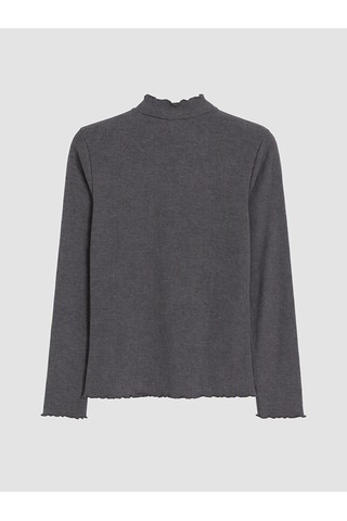 Lcw Modest Antrasit Dik Yaka Kadın Body