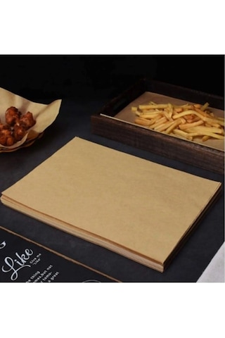 50li Fırınlanabilir Kendinden Yağlı Pişirme Kağıdı 30x40 Tek Kullanımlık Fırın Kağıdı Airfryer Kağıdı