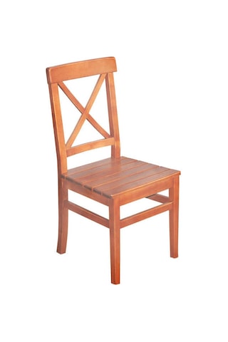 Çamlarmobilya Çeşme Ahşap X Sandalye | Ceviz