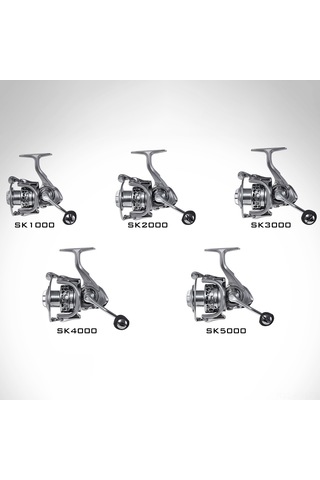 Jeehugo Leofıshıng Sk5000 Ön Baskı Spinning Olta Makinesi - 10+1 Yataklı, 5.5:1 Diş Oranı, Çok Amaçlı Su Ortamları