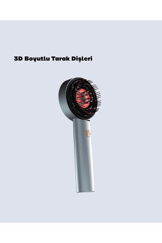 Saç Büyüme Destekleyici Elektrikli Masaj Tarak Yağ Aplikatörlü