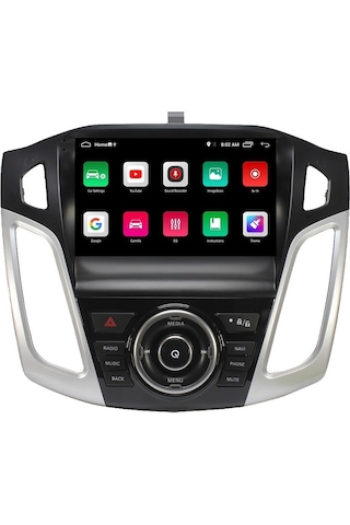 Cadence Ford Focus 3-4 Android 6gb Ram 128gb Rom 8 Çekirdek Carplay Navigasyon Multimedya Ön Ve Geri Görüş Kamaralı 9"