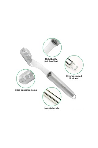 Honmex Çelik Biber Tohum Çıkarıcı, Tüm Biber Boyutları İçin Uygun, Tohum Bölümü İçeren, Pratik Mutfak Aracı