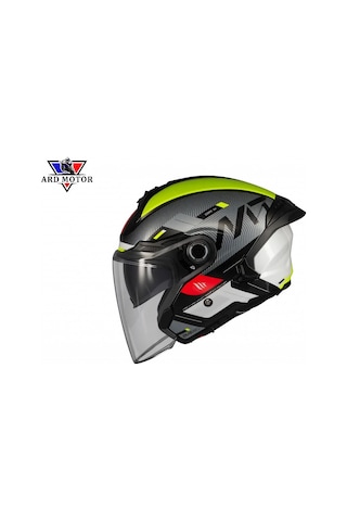 Mt Helmets Cosmo Sv Sılence B3 Parlak Yarım Kask Gri