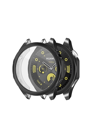 Novstrap Huawei Watch Gt4 46mm İle Uyumlu Ekran Koruyucu Ve Kasa Koruyucu Tpu Yumuşak Silikon Koruma